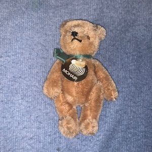 Hermann Original golden teddy bear vintage, Miniature jointed mohair Germany